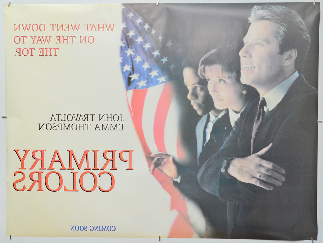 Primary Colors (Back) Cinema Quad Movie Poster