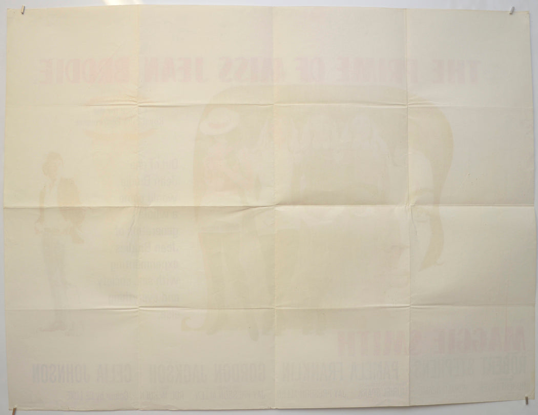 THE PRIME OF MISS JEAN BRODIE (Back) Cinema Quad Movie Poster