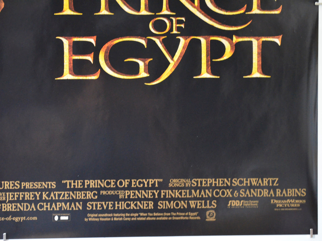 THE PRINCE OF EGYPT (Bottom Right) Cinema Quad Movie Poster