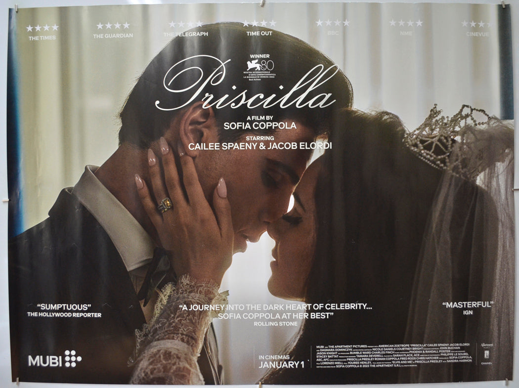“Priscilla” Original Quad Poster - Film Poster - Movie Poster – pastposters