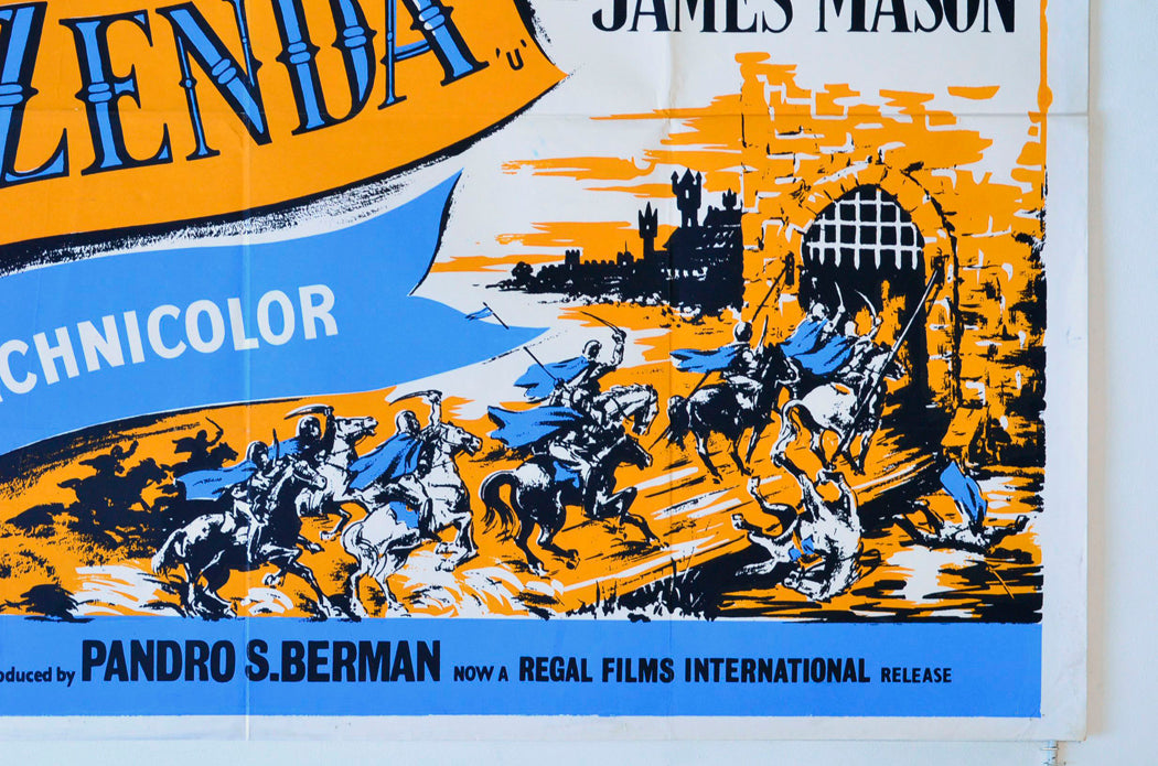 THE PRISONER OF ZENDA (Bottom Right) Cinema Quad Movie Poster