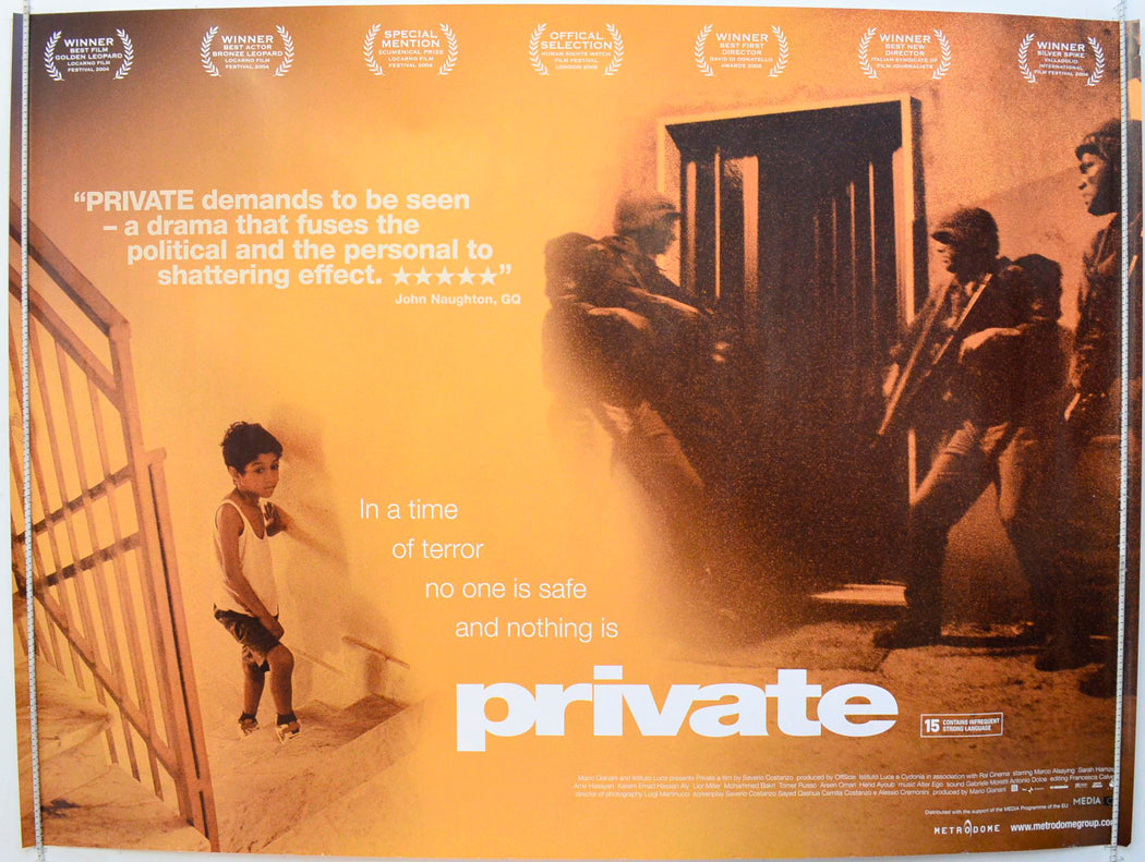 Private Original British Quad Poster - Film Poster - Movie Poster