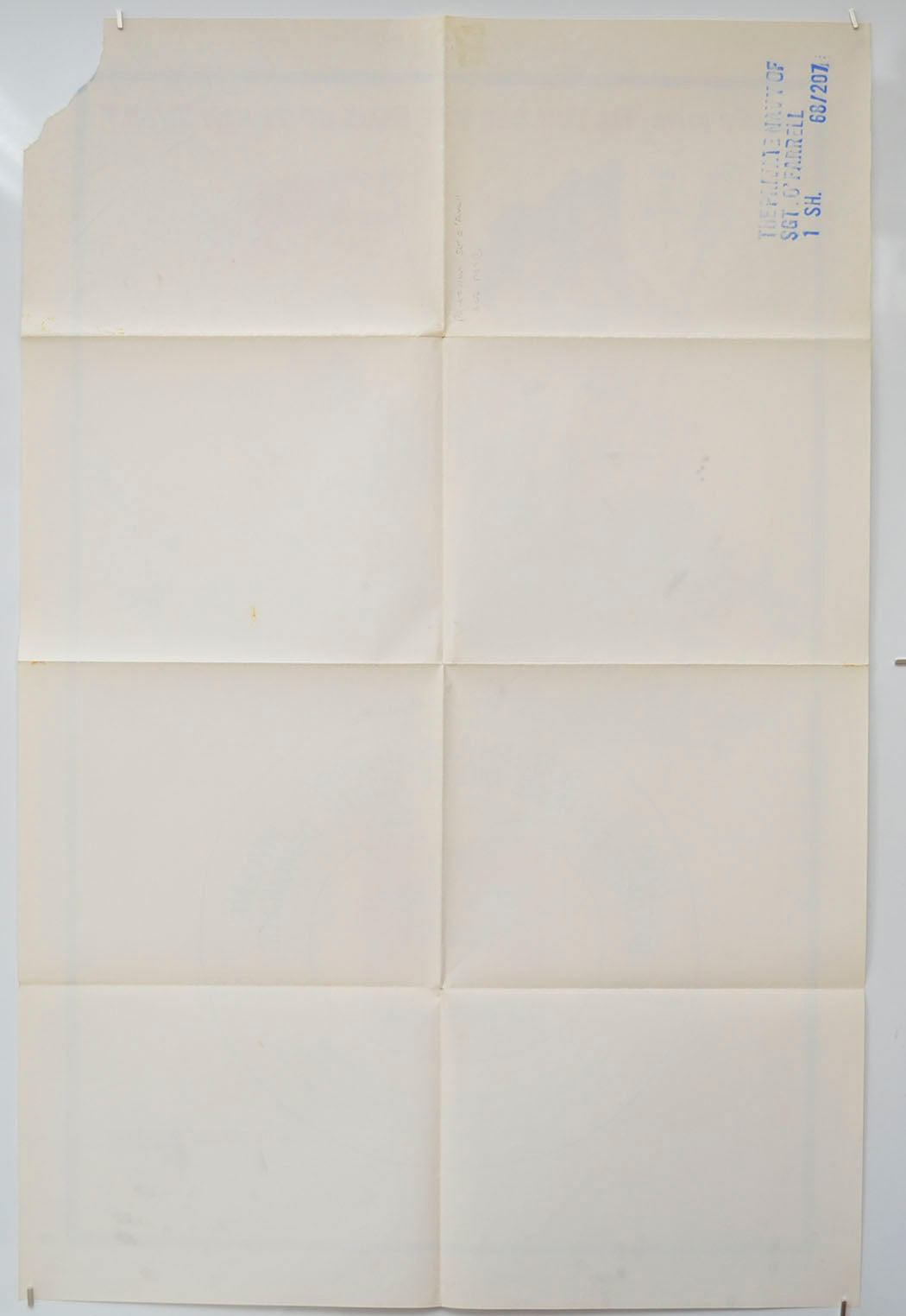 THE PRIVATE NAVY OF SGT. O’FARRELL (Back) Cinema One Sheet Movie Poster