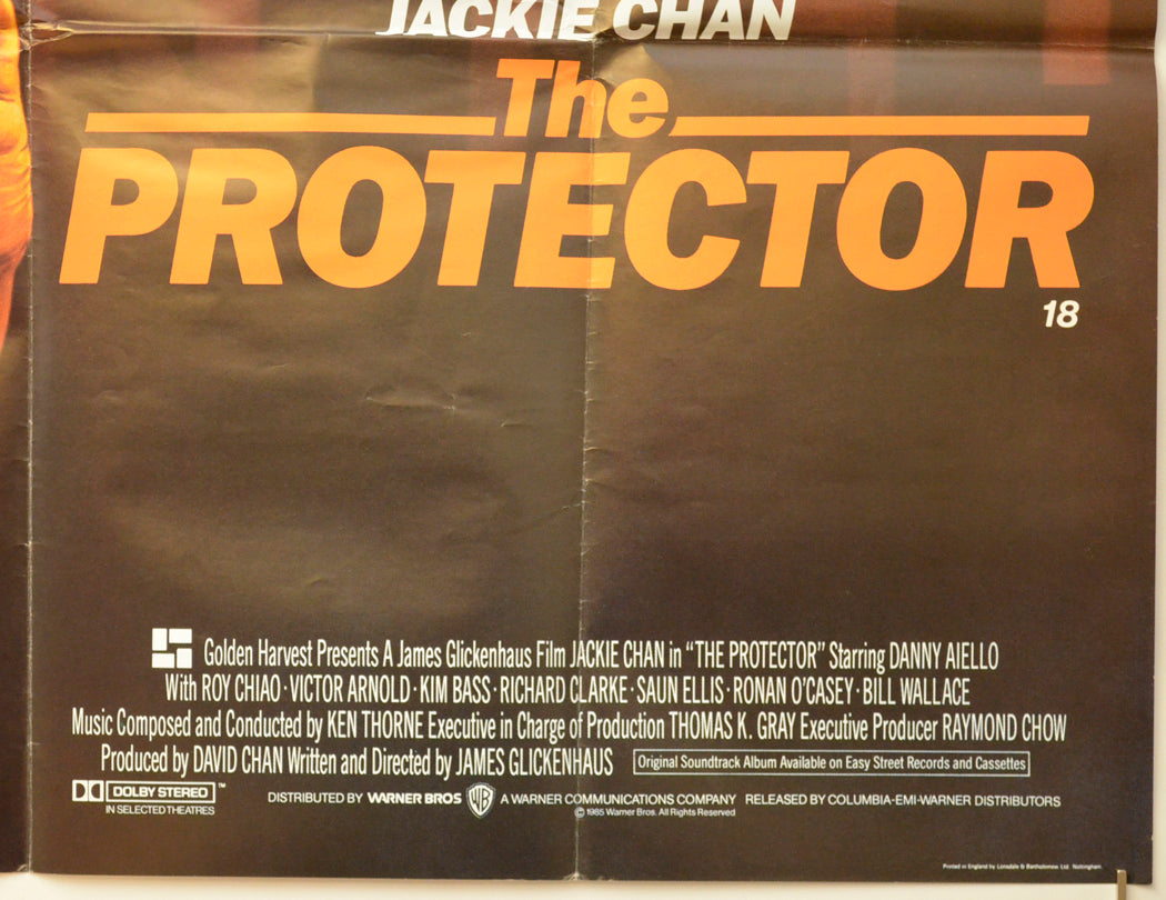 THE PROTECTOR (Bottom Right) Cinema Quad Movie Poster