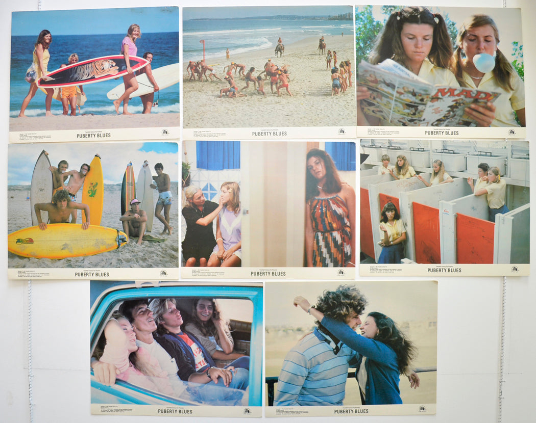 Puberty Blues Set of 8 Original Cinema Lobby Cards