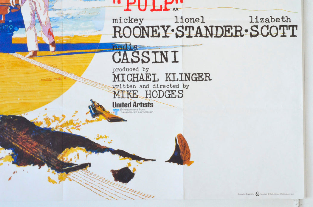 PULP (Bottom Right) Cinema Quad Movie Poster