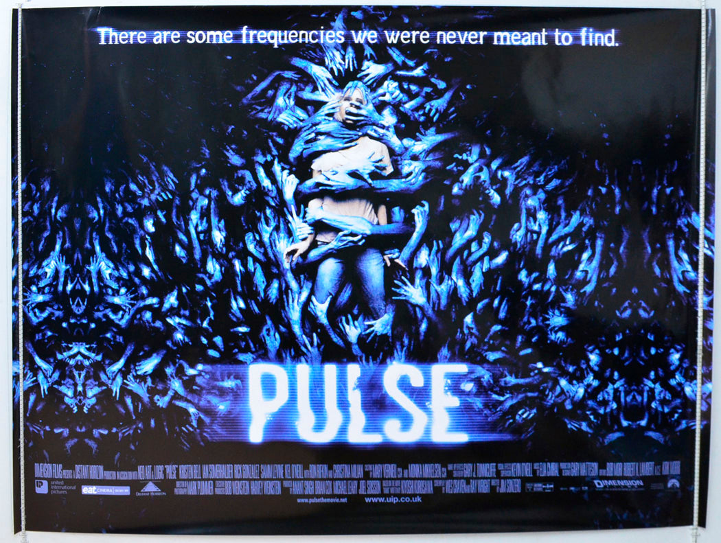Pulse Original British Quad Poster - Film Poster - Movie Poster