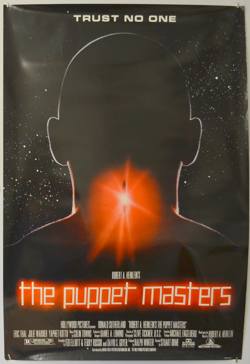 The Puppet Masters Original One Sheet Poster - Film Poster - Movie Poster