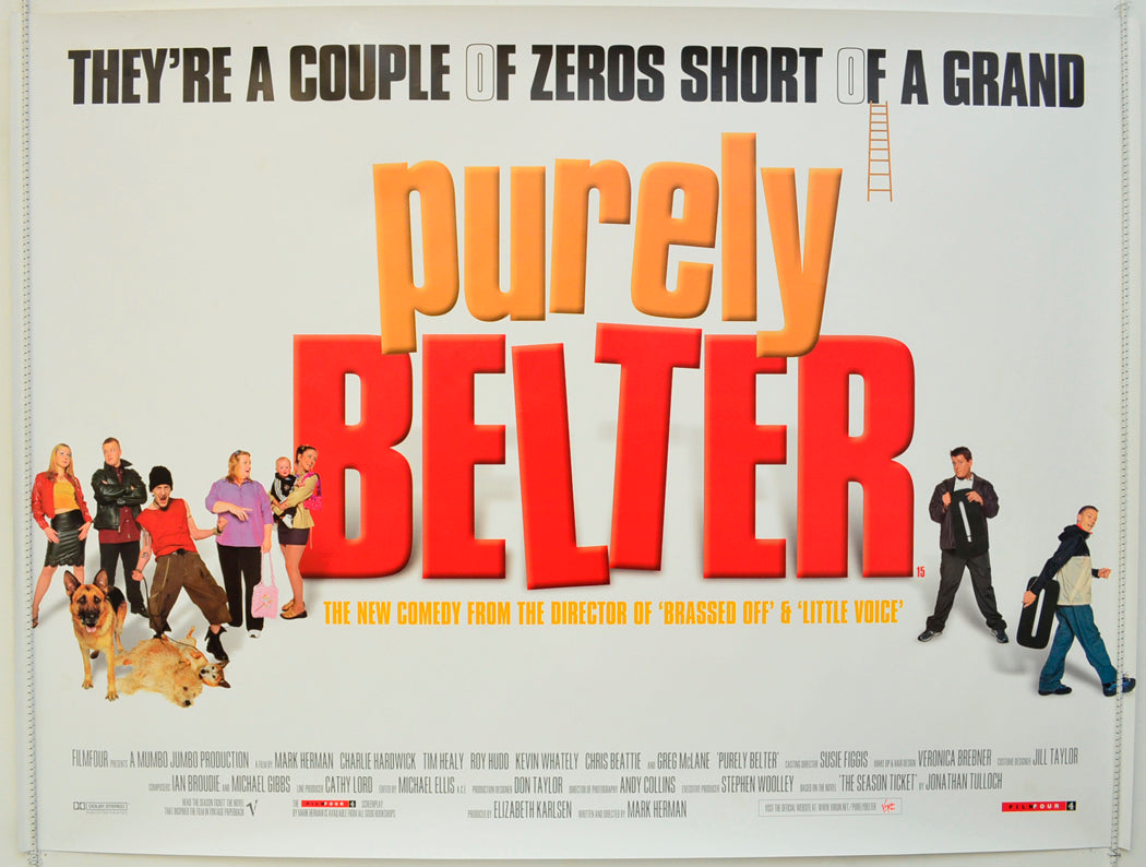 Purely Belter Original Quad Poster - Film Poster - Movie Poster