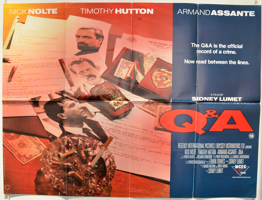 Q & A Original Quad Poster - Film Poster - Movie Poster