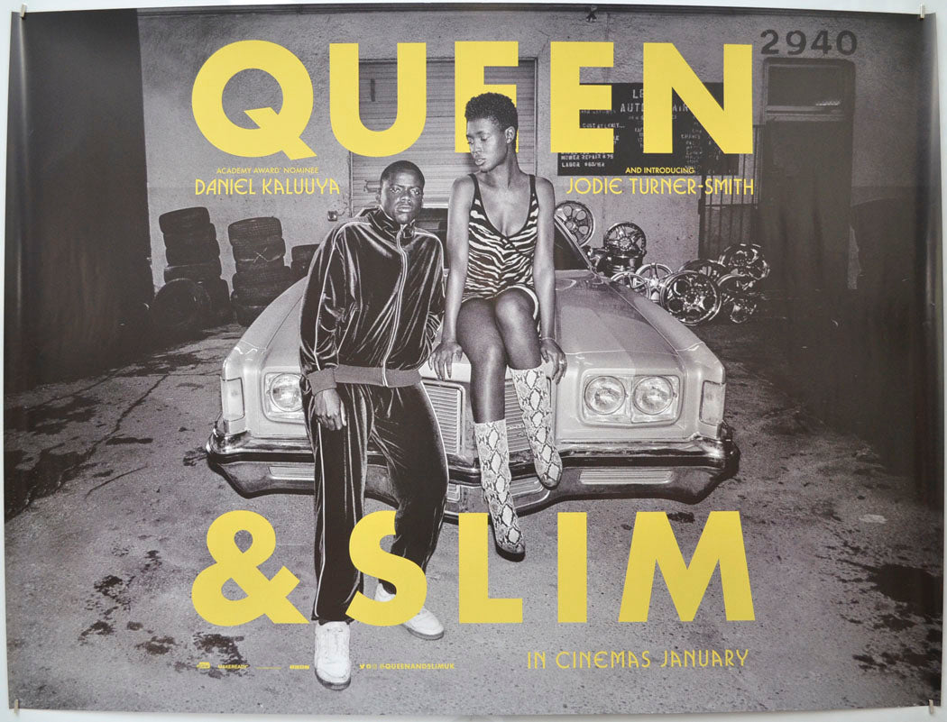 Queen and Slim (Teaser / Advance Version) Original Quad Poster - Film Poster - Movie Poster