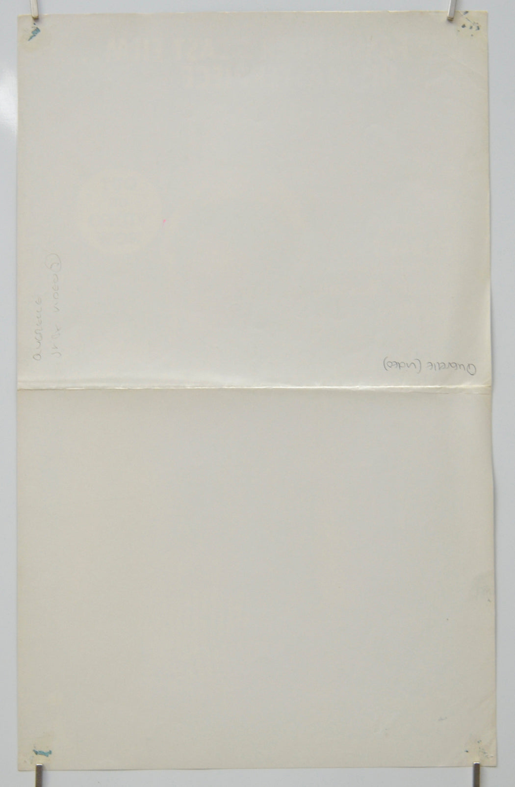 QUERELLE (Back) Original Video Shop Poster