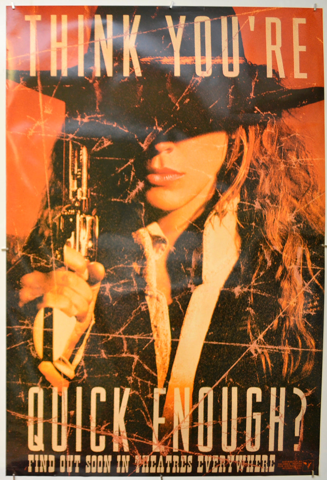 The Quick And The Dead (Teaser / Advance Version) Original One Sheet Poster - Film Poster - Movie Poster