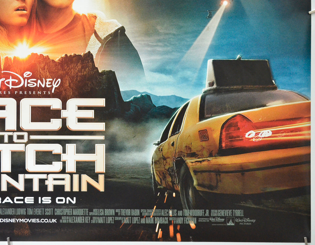 RACE TO WITCH MOUNTAIN (Bottom Right) Cinema Quad Movie Poster