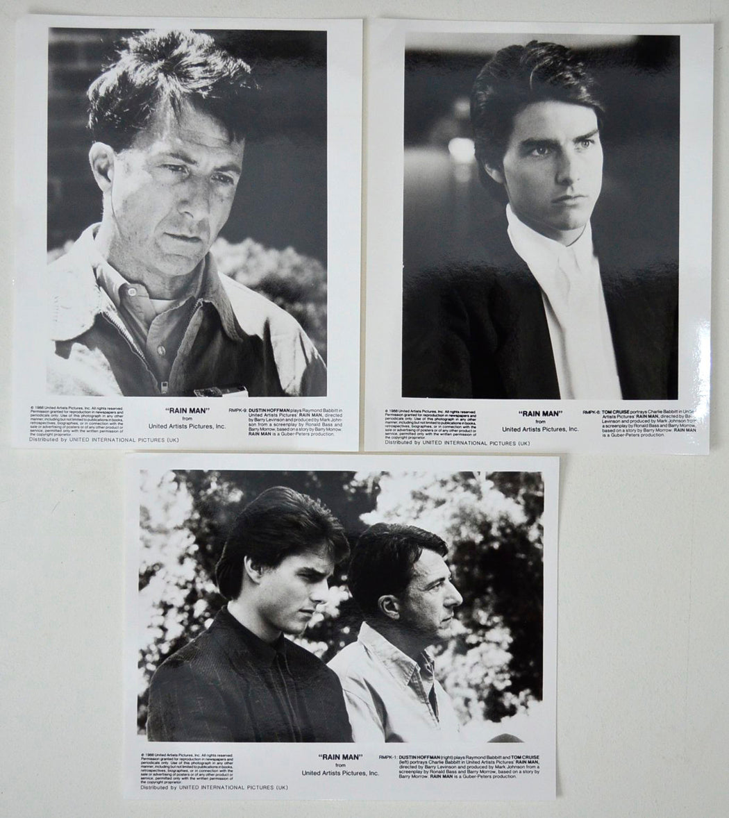 Rain Man 3 Original Cinema Front Of House (FOH) Black And White Stills – Press Stills – Movie Stills