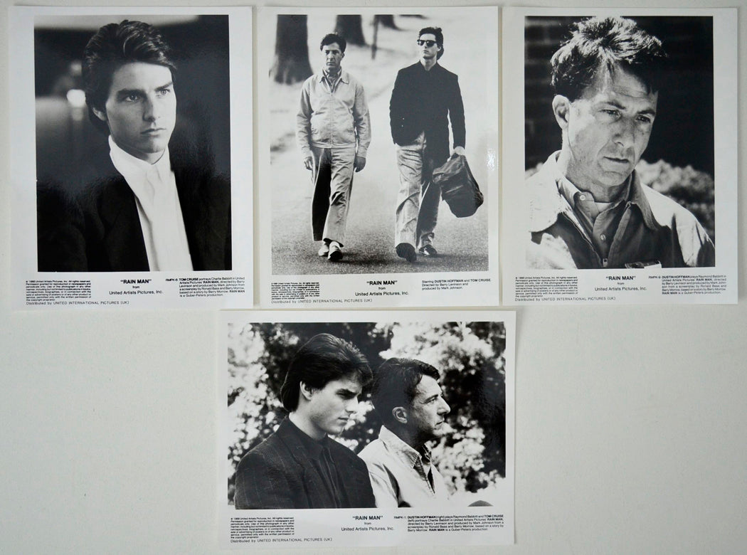 Rain Man 4 Original Cinema Front Of House (FOH) Black And White Stills – Press Stills – Movie Stills