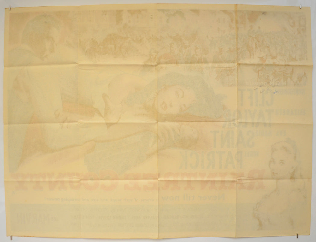 RAINTREE COUNTY (Back) Cinema Quad Movie Poster