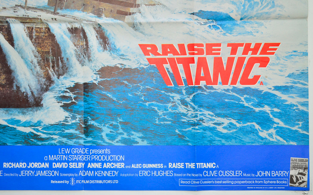 RAISE THE TITANIC (Bottom Right) Cinema Quad Movie Poster