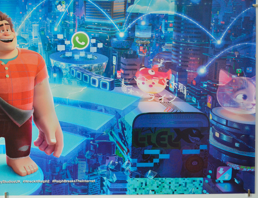 RALPH BREAKS THE INTERNET (Bottom Right) Cinema Quad Movie Poster