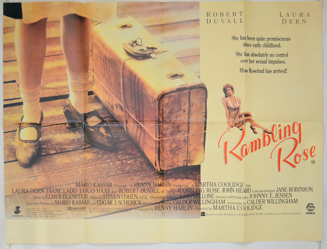 Rambling Rose Original Quad Poster - Film Poster - Movie Poster