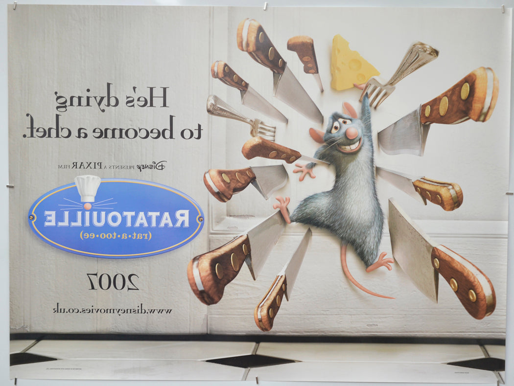 Ratatouille (Back) Cinema Quad Movie Poster