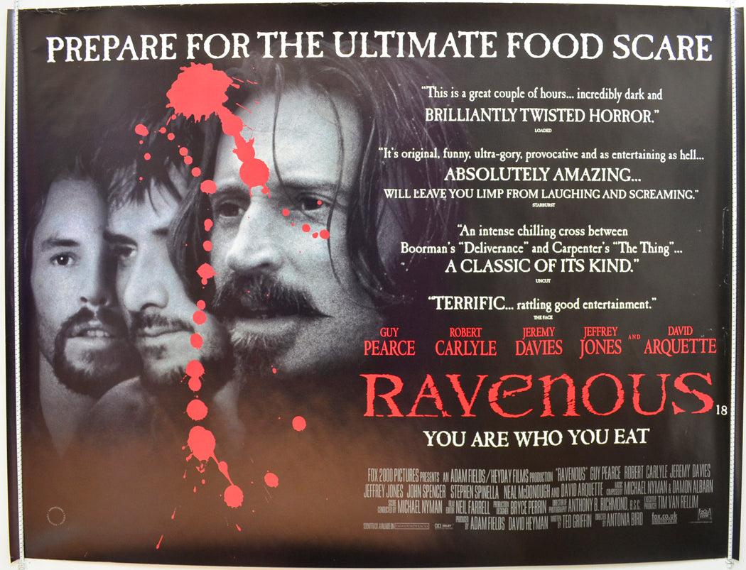 Ravenous Original Quad Poster - Film Poster - Movie Poster