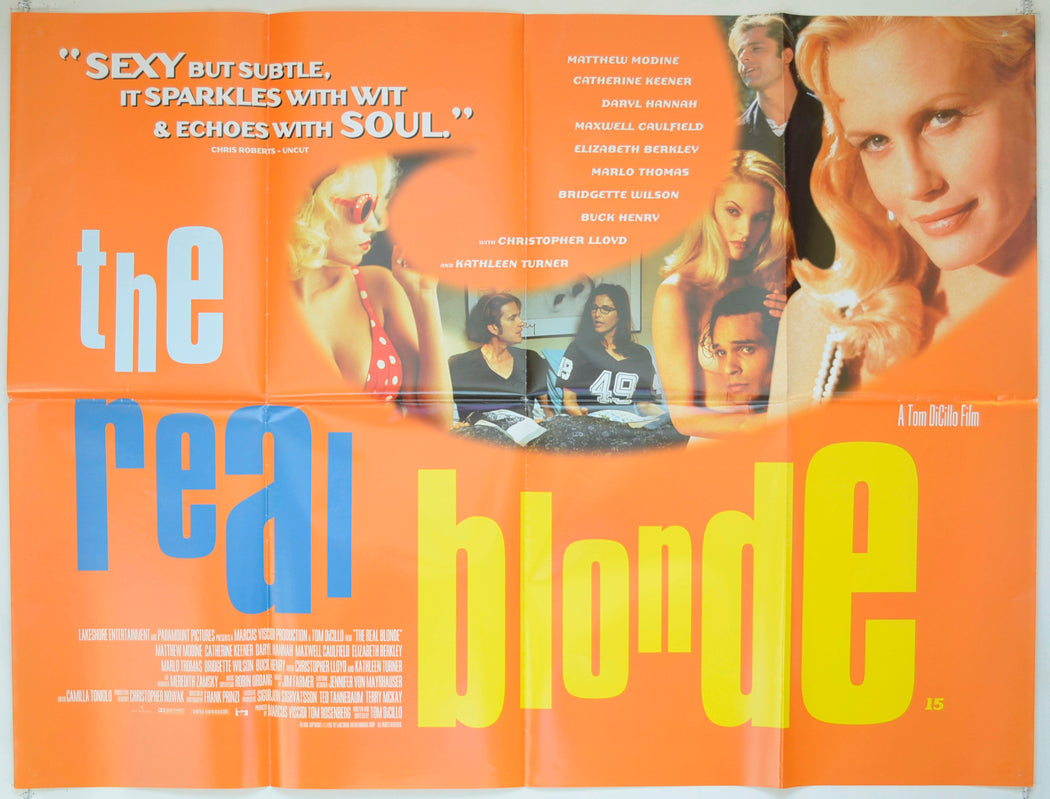 The Real Blonde Original Quad Poster - Film Poster - Movie Poster