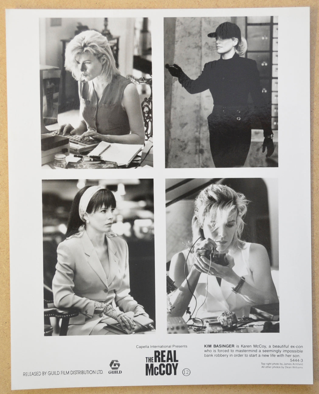 The Real McCoy Original Black and White Press Still (Photograph)