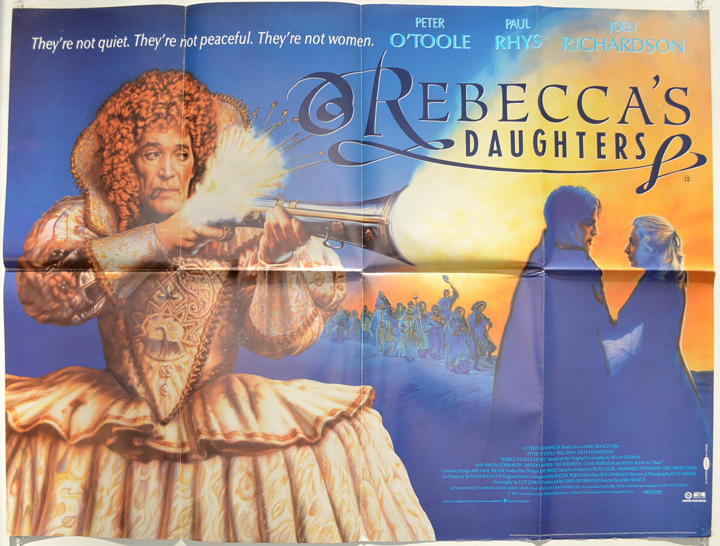 Rebecca's Daughters Original Quad Poster - Film Poster - Movie Poster