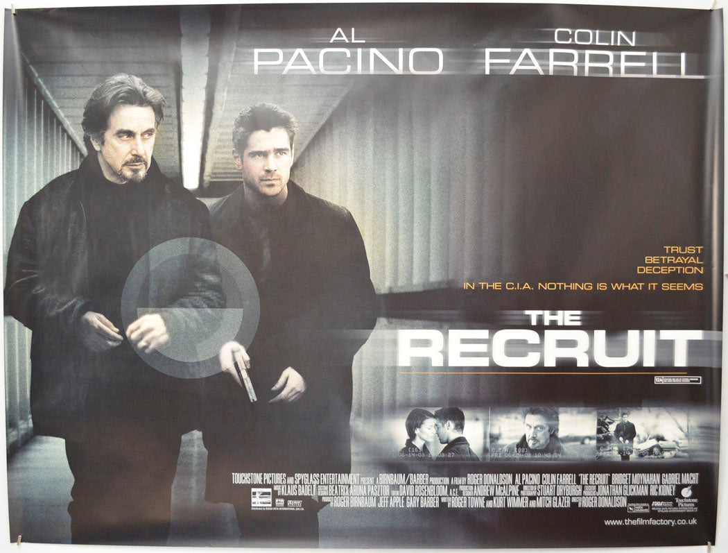 The Recruit Original Quad Poster - Film Poster - Movie Poster