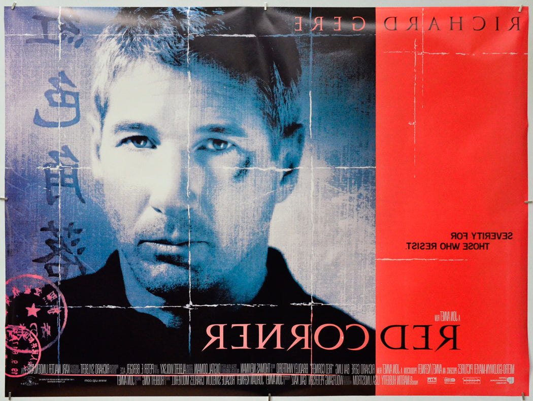 Red Corner (Back) Cinema Quad Movie Poster