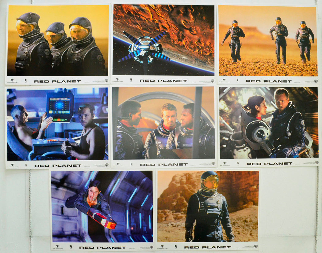 Red Planet Set of 8 Original USA Cinema Lobby Cards