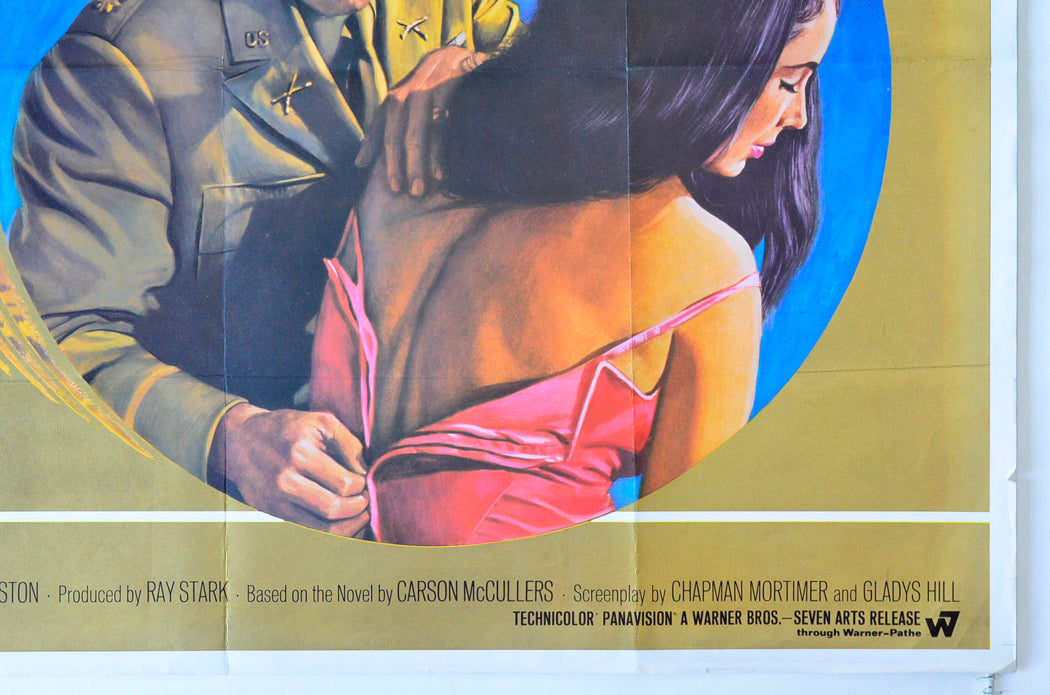REFLECTIONS IN A GOLDEN EYE (Bottom Right) Cinema Quad Movie Poster