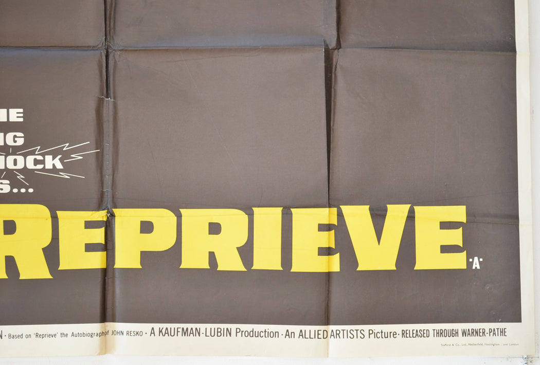 REPRIEVE (Bottom Right) Cinema Quad Movie Poster