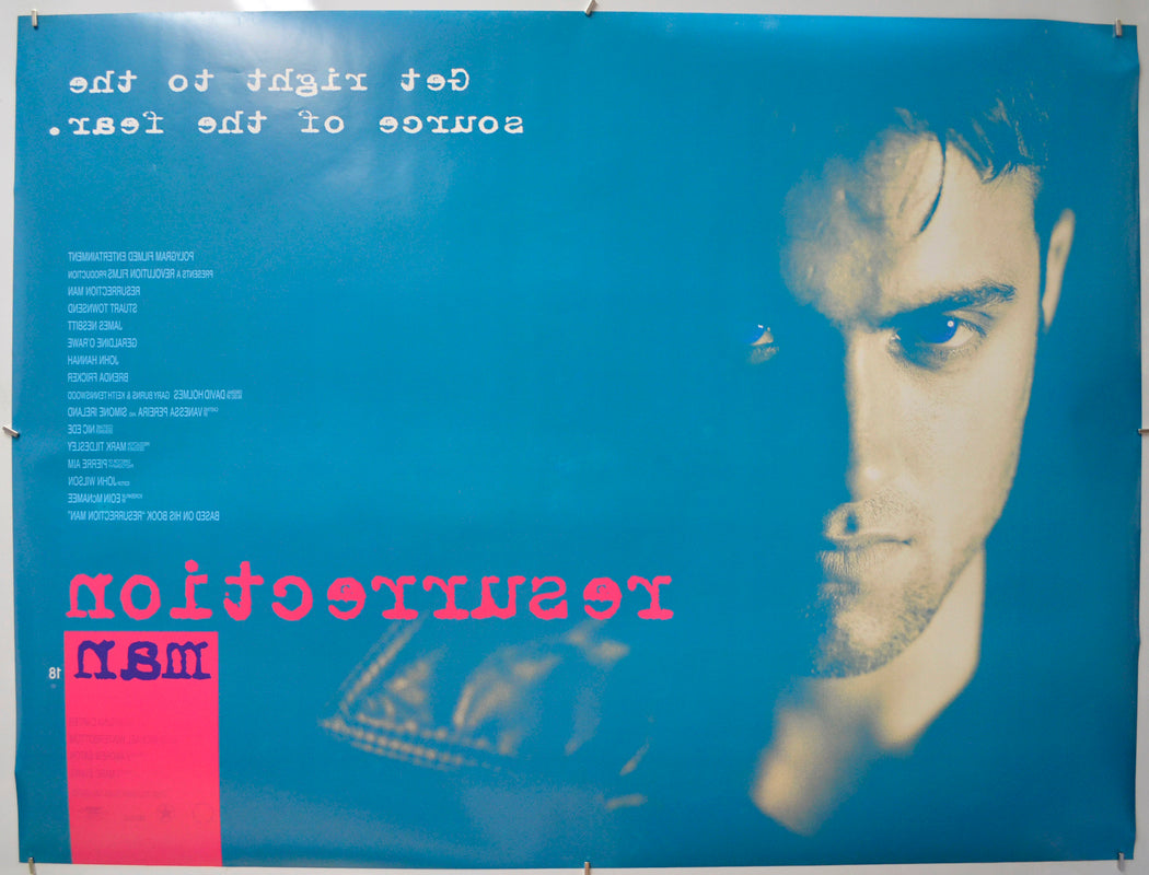RESURRECTION MAN (Back) Cinema Quad Movie Poster