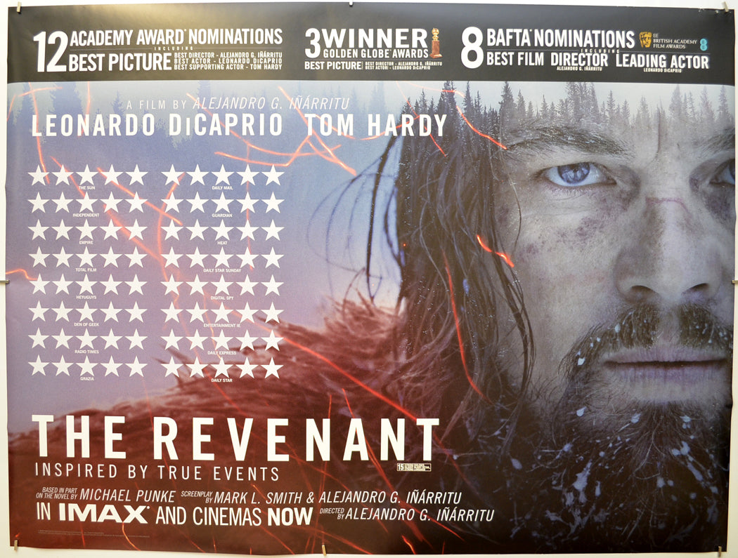 The Revenant (Awards Version) Original Quad Poster - Film Poster - Movie Poster