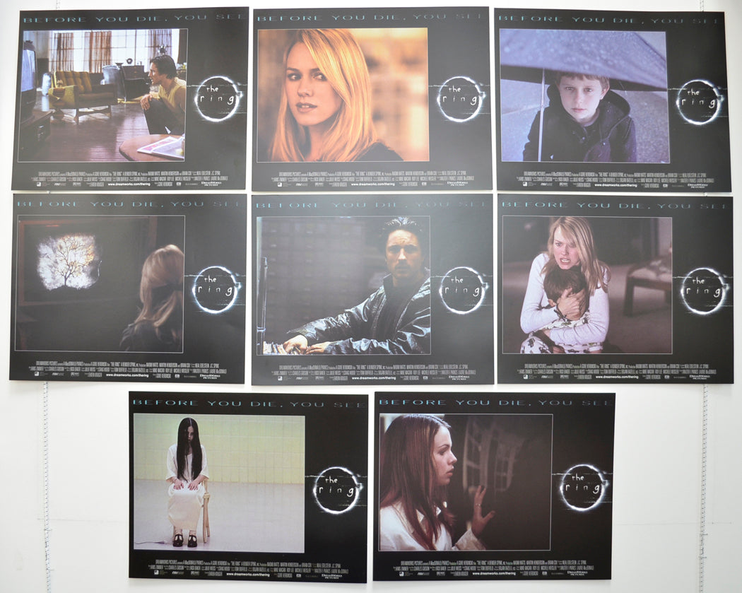 The Ring Set of 8 Original Cinema Lobby Cards