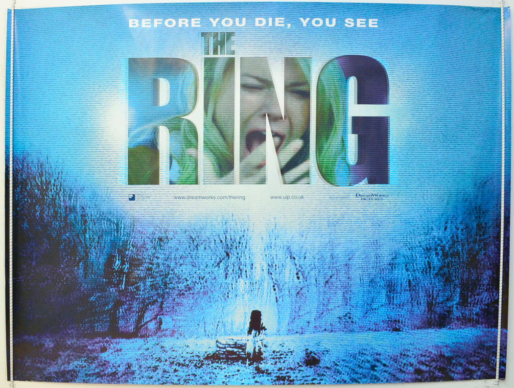 The Ring Original British Quad Poster - Film Poster - Movie Poster