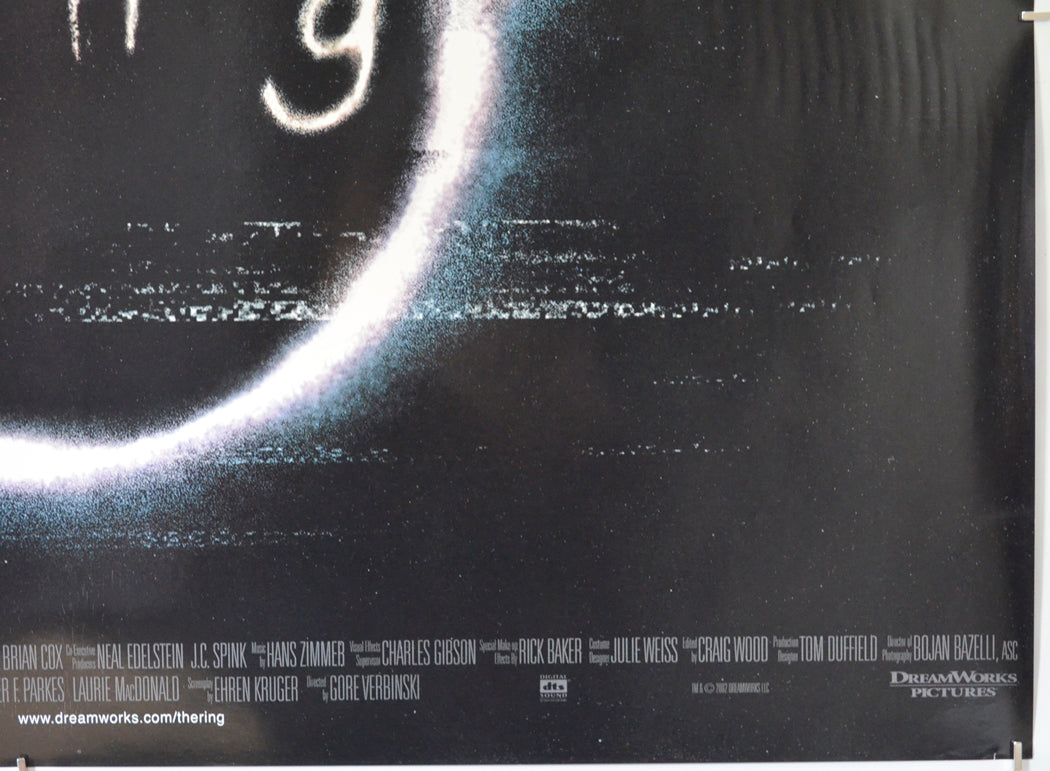 THE RING (Bottom Right) Cinema Quad Movie Poster