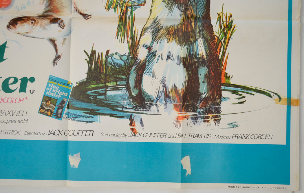 RING OF BRIGHT WATER (Bottom Right) Cinema Quad Movie Poster