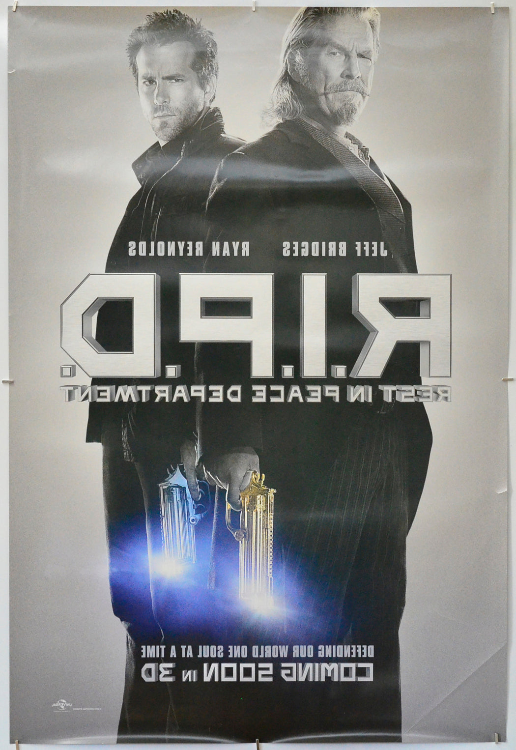 R.I.P.D. (Back) Cinema One Sheet Movie Poster