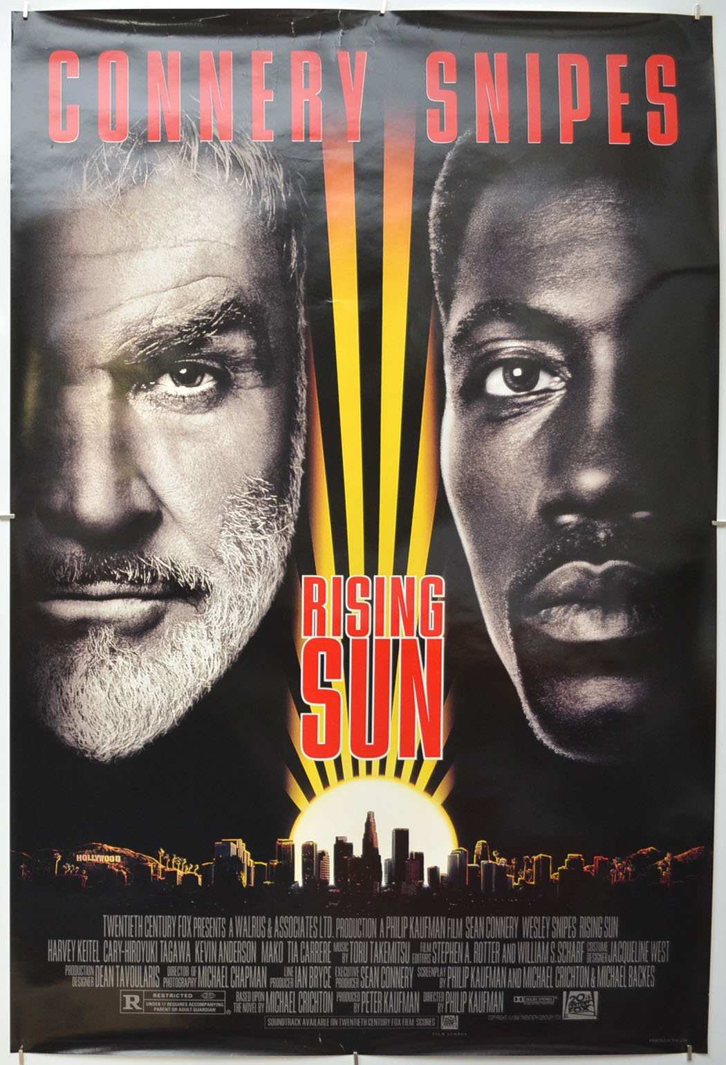 Rising Sun Original One Sheet Poster - Film Poster - Movie Poster