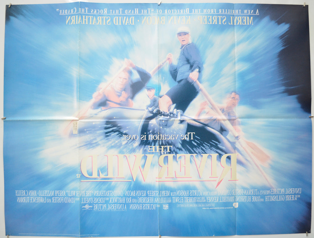 THE RIVER WILD (Back) Cinema Quad Movie Poster