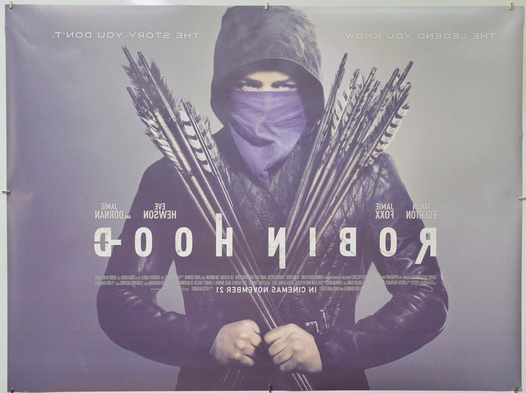 Robin Hood (Back) Cinema Quad Movie Poster