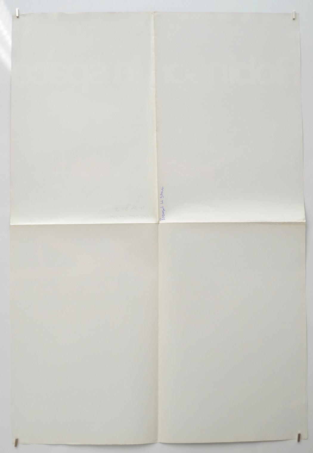 ROBINSON IN SPACE (Back) Cinema Double Crown Movie Poster