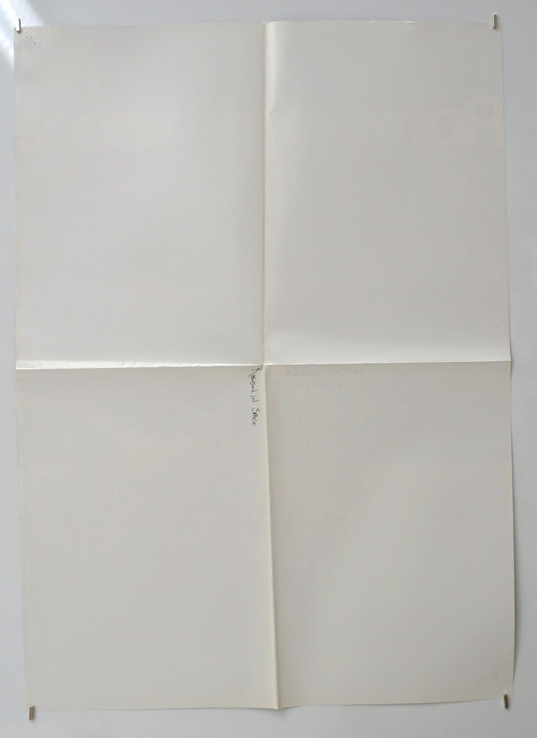 ROBINSON IN SPACE (Back) Cinema Double Crown Movie Poster