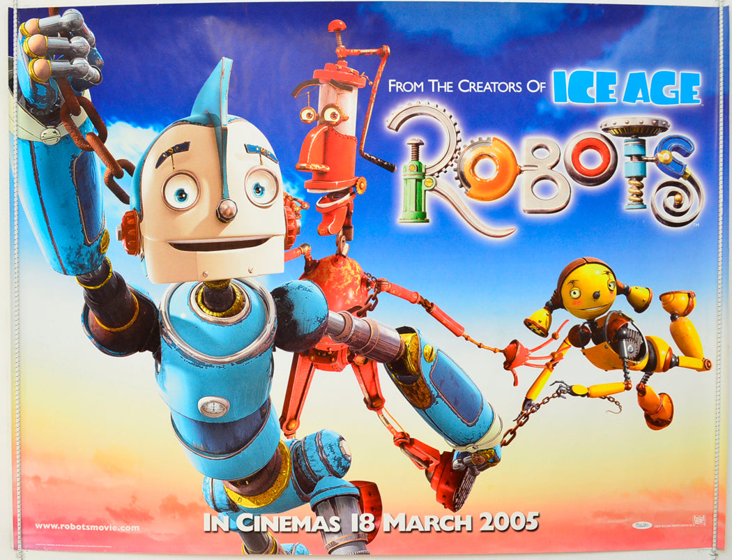 Robots Original British Quad Poster - Film Poster - Movie Poster