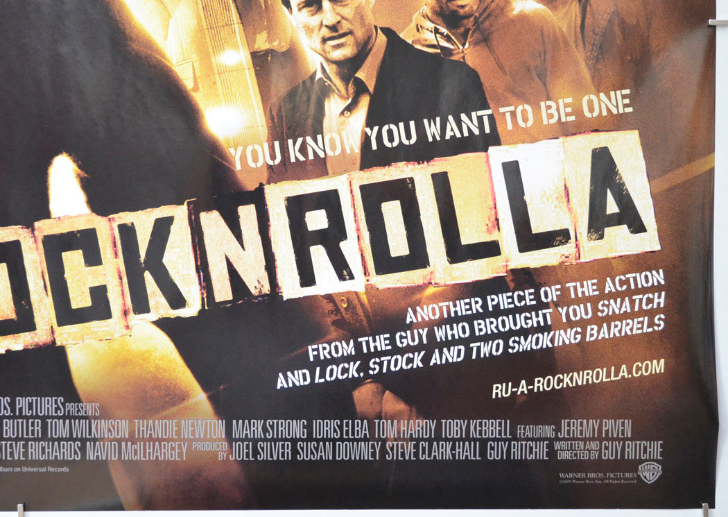 ROCK N ROLLA (Bottom Right) Cinema Quad Movie Poster