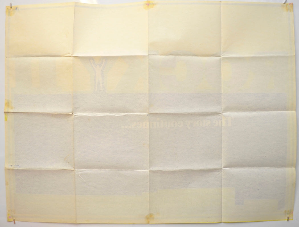 ROCKY II (Back) Cinema Quad Movie Poster