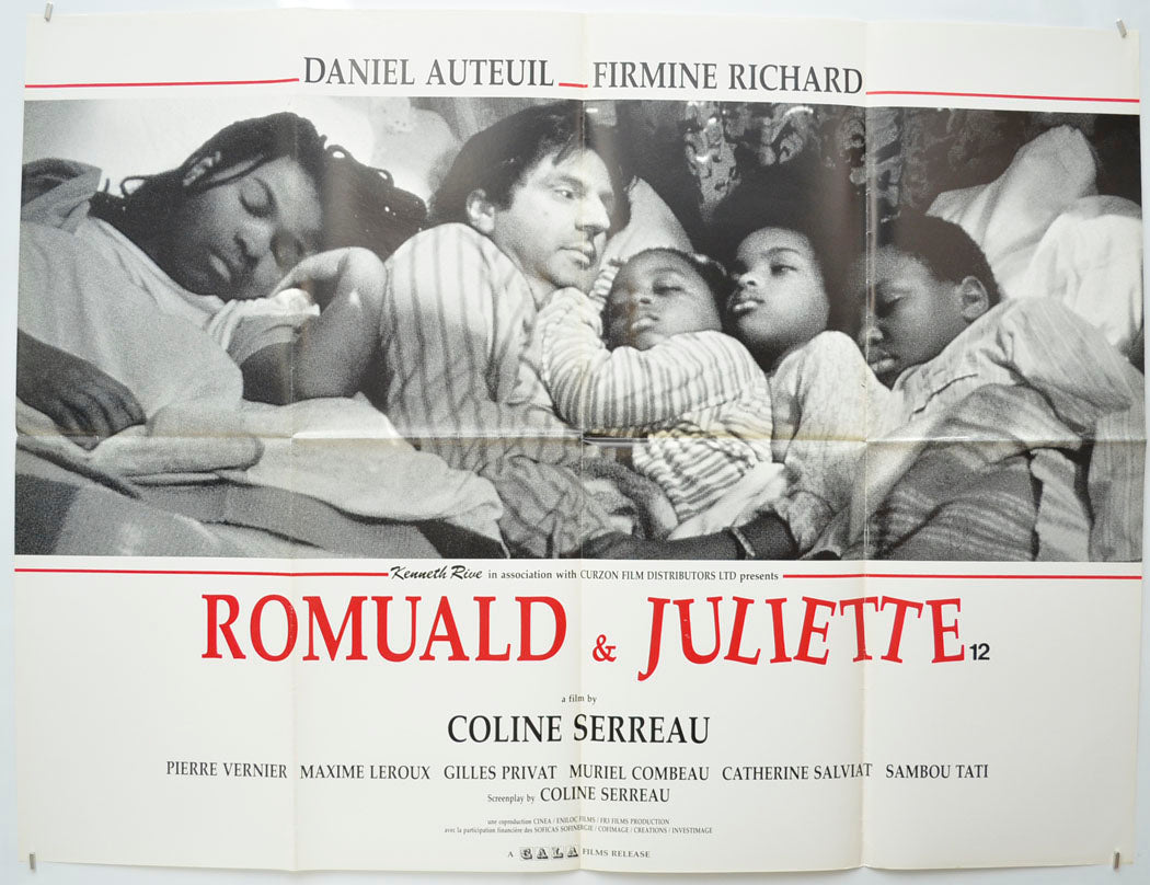 Romuald Et Juliette (a.k.a. Mama, There's a Man in Your Bed) Original Quad Poster - Film Poster - Movie Poster